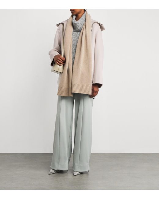 Iris Von Arnim Pink Wool-Cashmere Dance Slim Hoodie
