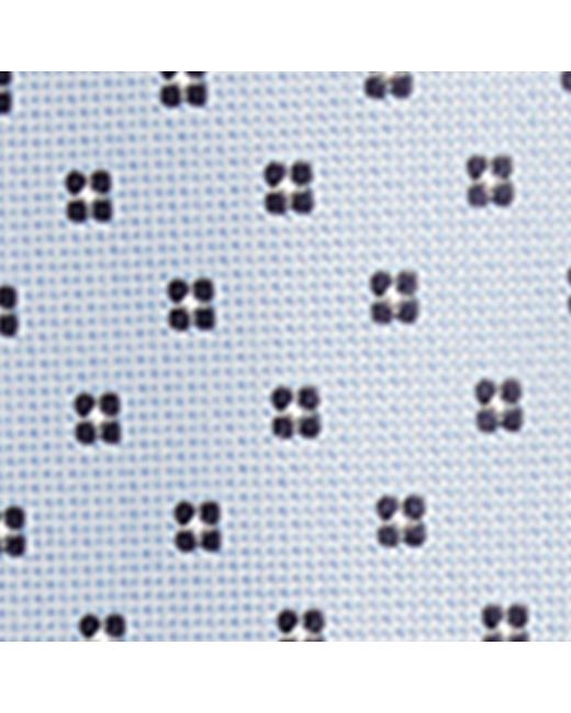 Eton of Sweden Blue Silk Floral Tie for men
