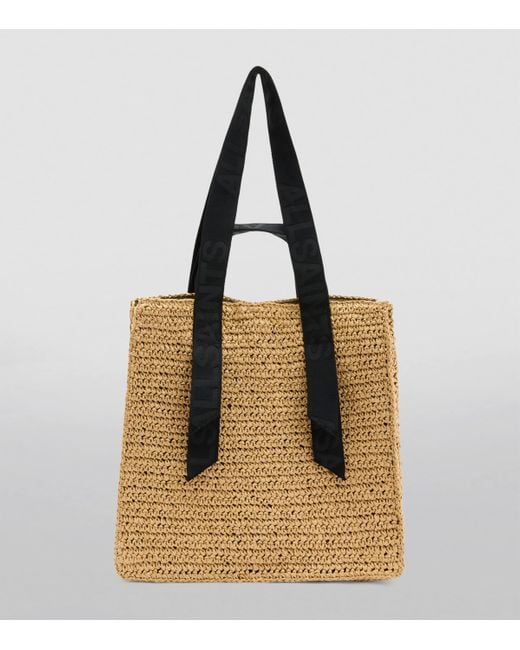 AllSaints Metallic Paper-Leather Lullah Tote Bag