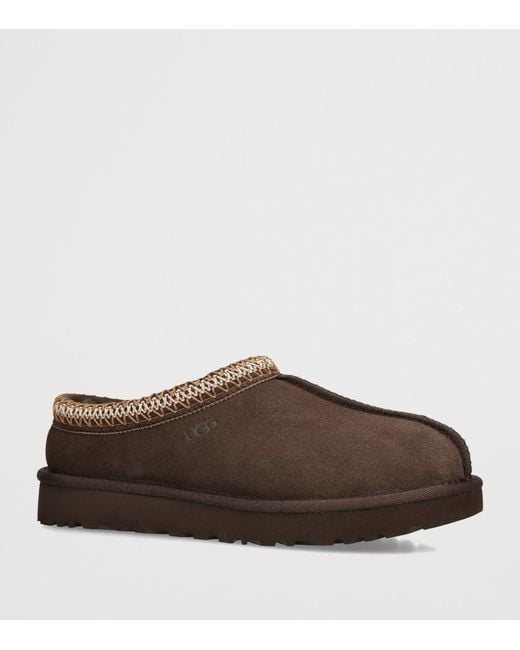 Ugg Brown Suede Tasman Ii Slippers