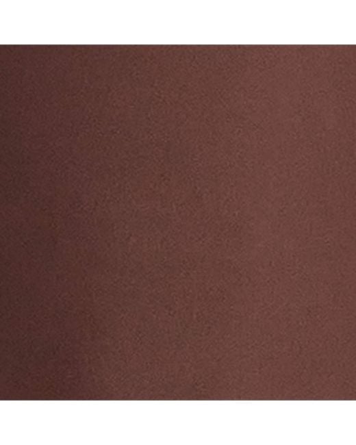 Skims Brown Unlined Plunge Thong Bodysuit