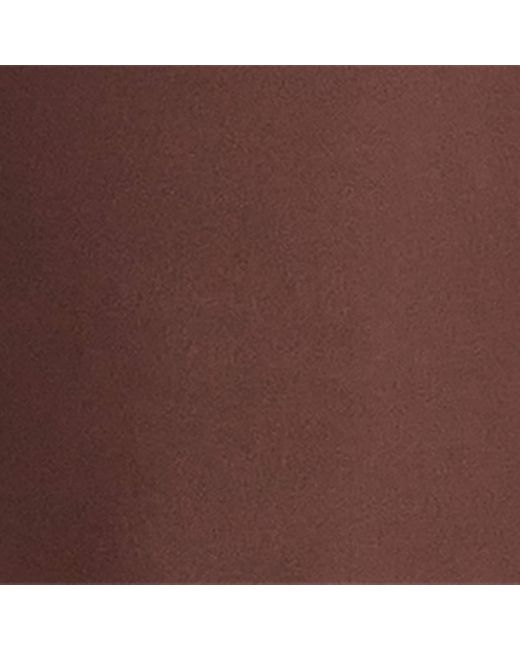 Skims Brown Unlined Plunge Thong Bodysuit