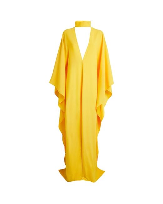 ‎Taller Marmo Yellow Cady Ooo Kaftan Maxi Dress