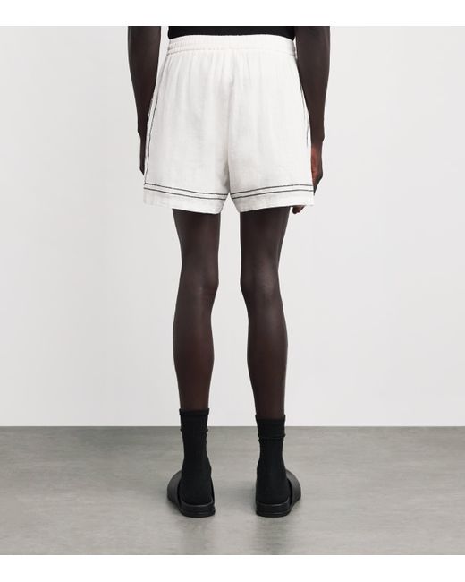 Represent Natural Border-Detail Shorts for men