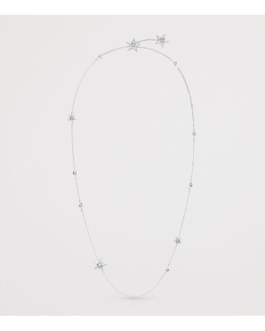 Chanel Metallic And Diamond Les Infinis De Comète Long Necklace