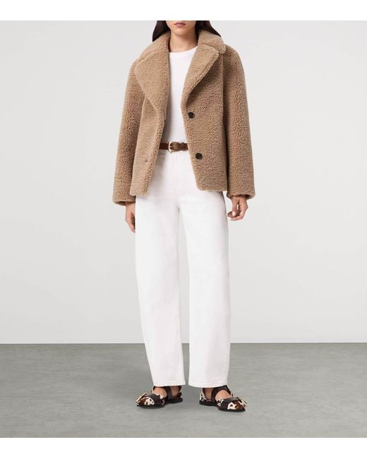 AllSaints Natural Eddy Teddy Jacket