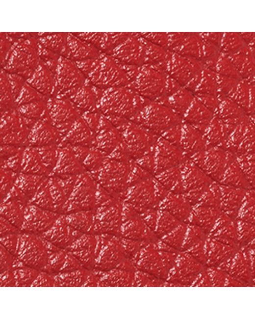 Aspinal Red Leather Bee Keyring