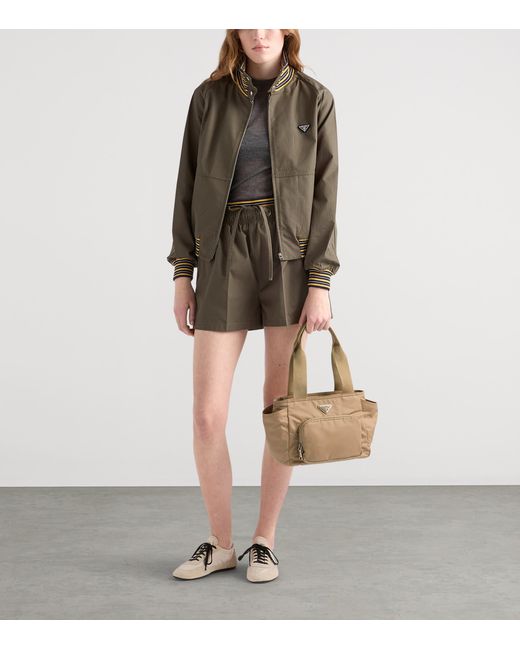 Prada Brown Re-Nylon Tote Bag