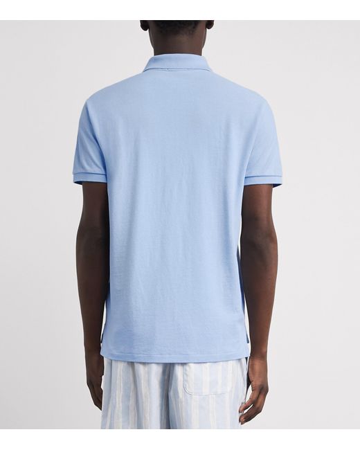 Polo Ralph Lauren Blue Cotton Mesh Classic-Fit Polo Shirt for men