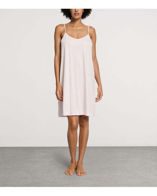 Hanro Pink Cotton Silk Nightdress