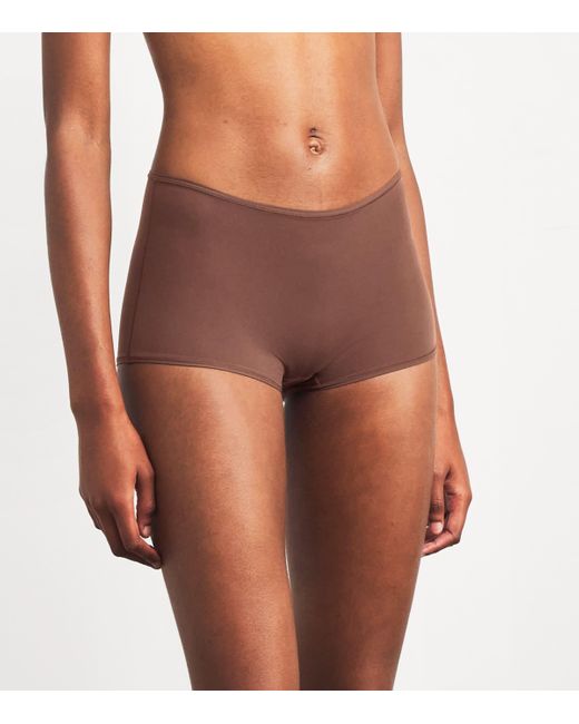 Skims Brown Fits Everybody Boyshort Briefs