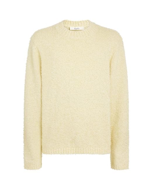 Séfr Natural Bouclé Odilon Sweater for men
