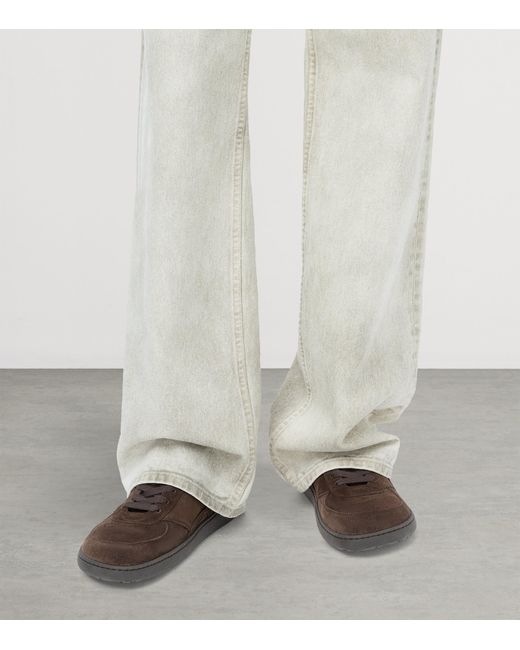Loewe Brown Suede Jambo Sneakers