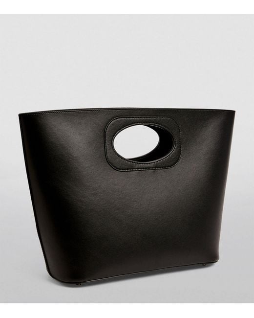 Anine Bing Black Leather Mogeh Tote Bag