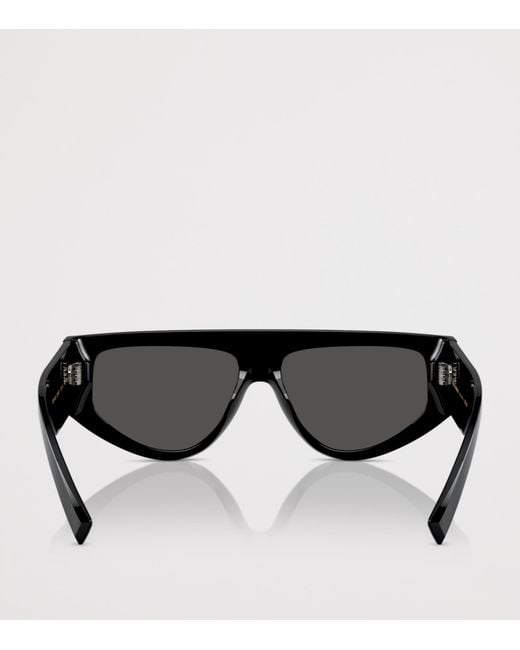 Dolce & Gabbana Black Rectangle Sunglasses for men