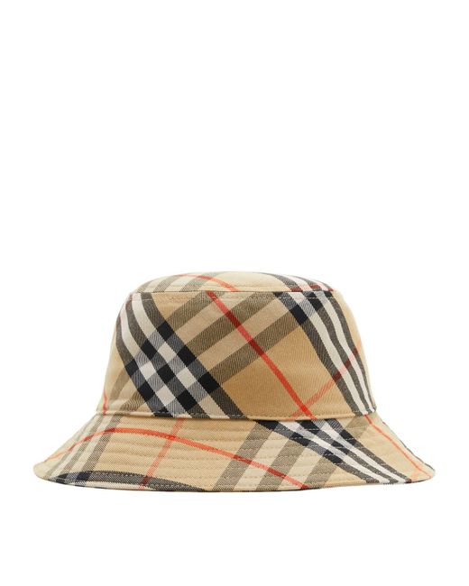 Burberry Natural Check Ekd Bucket Hat for men