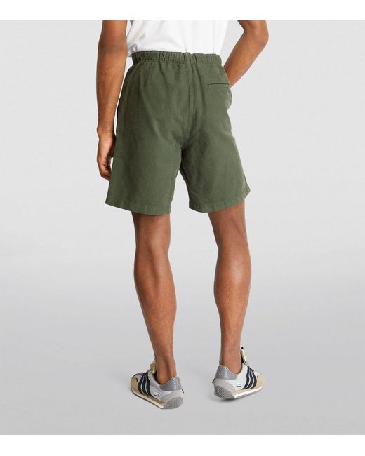 Norse Projects Green Cotton-linen Shorts for men