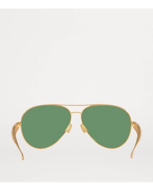 Bottega Veneta Green Bv1305S-Tinted Sunglasses