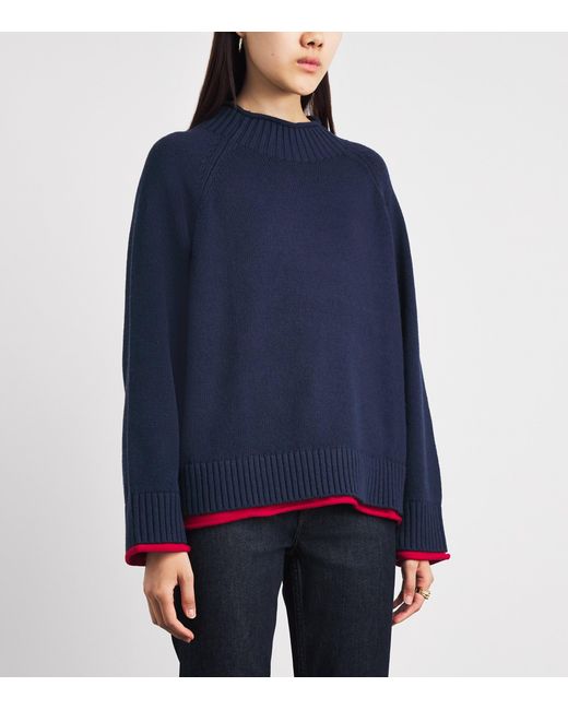 Rag & Bone Blue Cotton-Wool Hazel Sweater