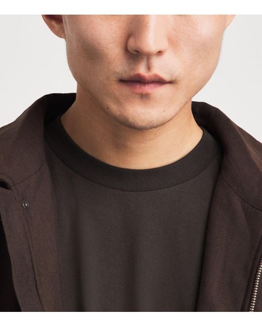 Rag & Bone Black Cotton Jacob T-Shirt for men