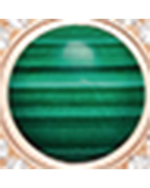 Piaget White Rose, Diamond And Malachite Possession Pendant Necklace