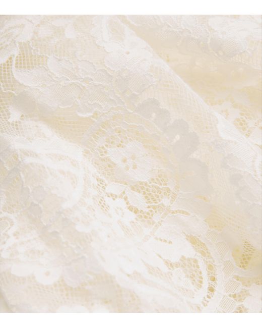 Zimmermann White Lace Ascension Midi Dress