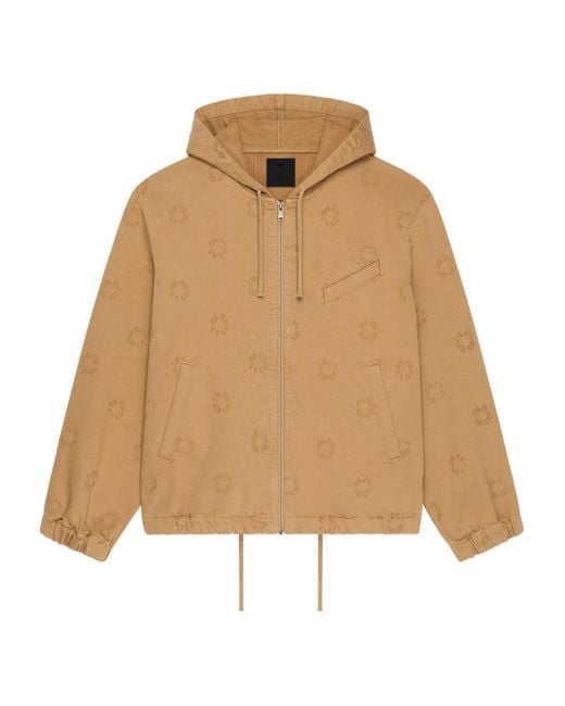 Givenchy Natural Denim Monogram 72 Hoodie for men