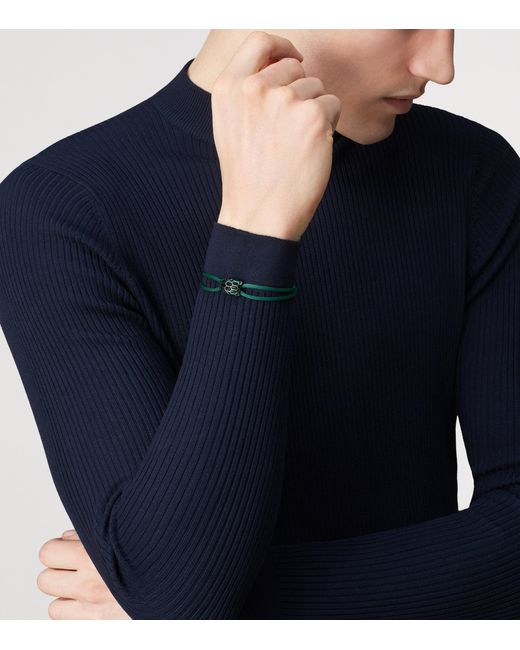 BVLGARI Green Serpenti Forever String Bracelet