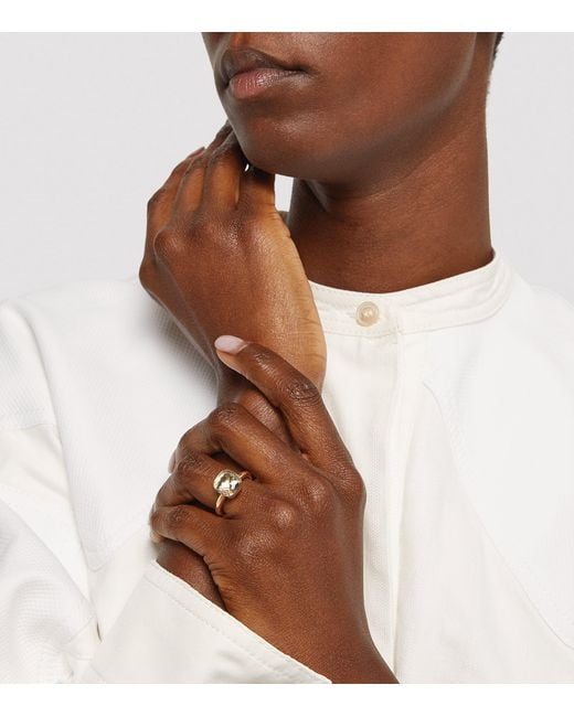 Pomellato Brown Mixed And Topaz Nudo Classic Ring