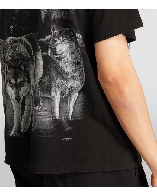 Keiser Clark Black True Vintage Night Animals T-shirt for men