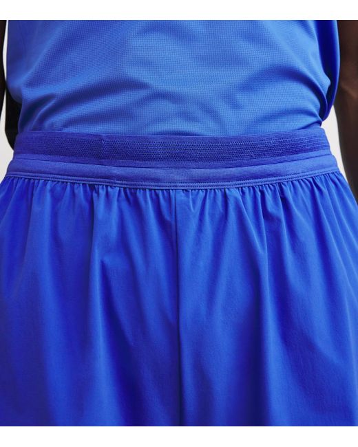 On Shoes Blue 5" Performance Shorts for men