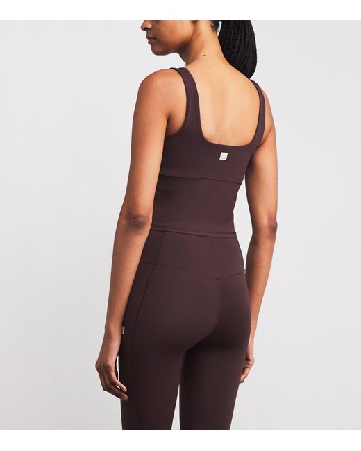 vuori Purple Alltheform Support Tank Top