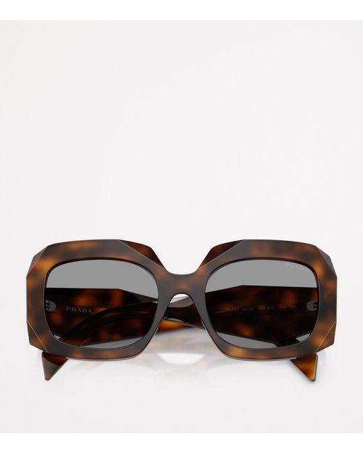 Prada Brown Acetate Pr B23S Sunglasses