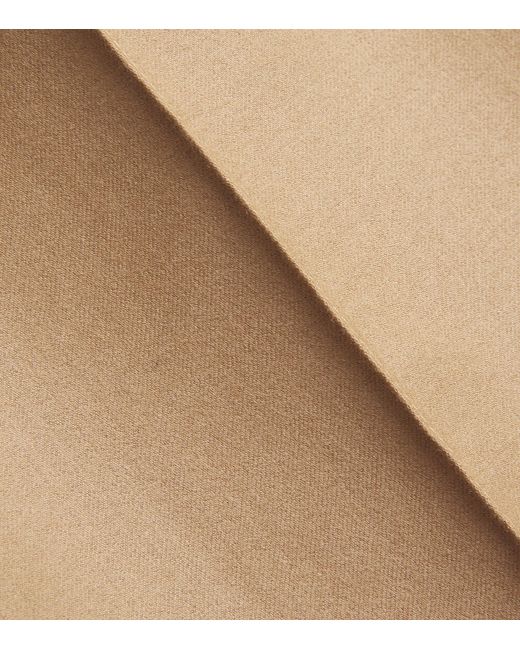 Yves Salomon Natural Wool-Silk Trousers