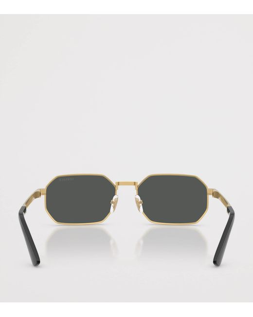 Versace Metallic Metal Ve2297 Rectangle Sunglasses for men