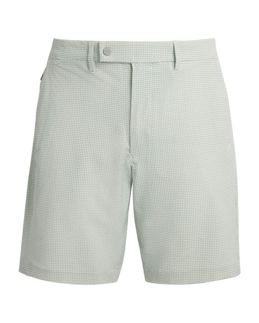 Ralph Lauren Gray Printed Tailored Performance Shorts for men