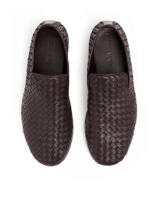 Bottega Veneta Brown Nappa Leather Slippers for men