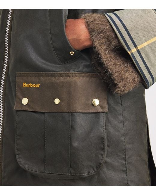 Barbour Gray Waxed Kettlewell Jacket