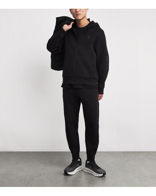On Shoes Black Focus Tech Sweatpants for men