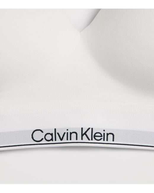 Calvin Klein White Icon Lift Bralette