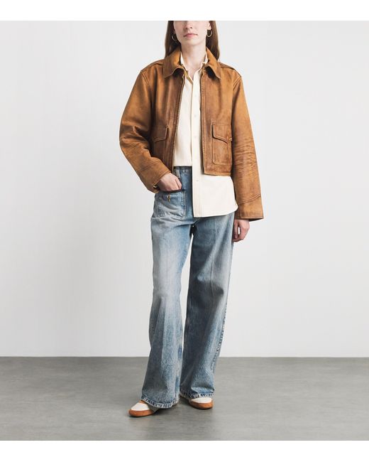 Polo Ralph Lauren White Cotton-Silk Relaxed-Fit Shirt