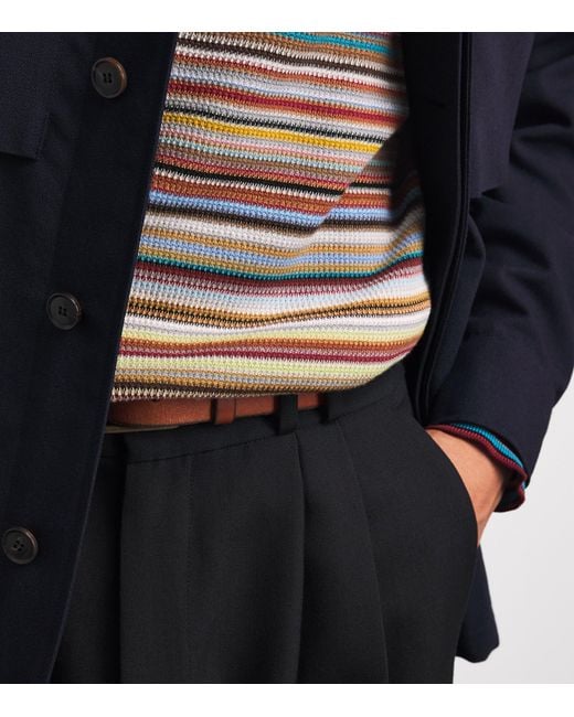 Paul Smith Multicolor Cotton Signature Stripe Sweater for men
