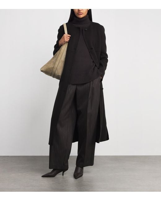 Harrods Black Cashmere Rollneck Sweater