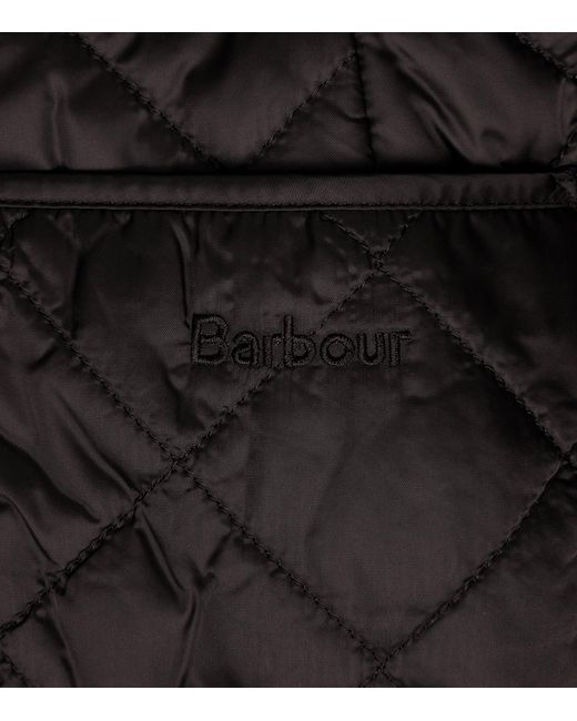 Barbour Black Quilted Deveron Jacket