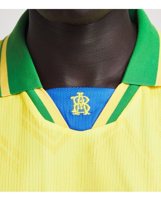 About Blank Yellow Monogram Football Jersey T-Shirt for men