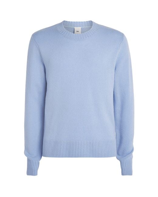 Won Hundred Blue Cashmere Rune Sweater for men