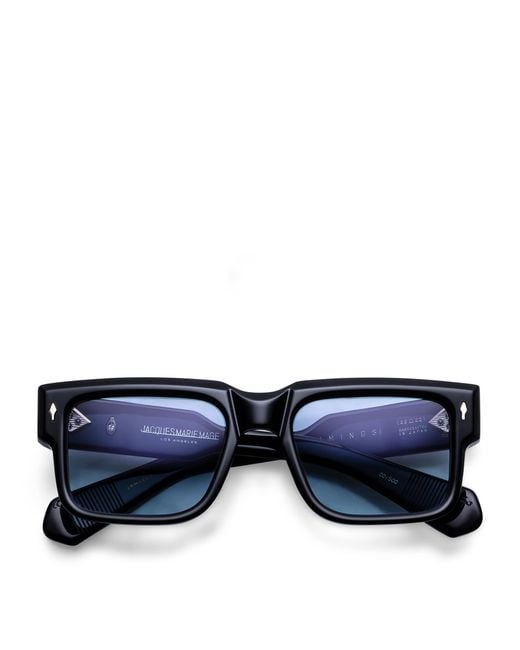 Jacques Marie Mage Blue Acetate Hemmings Sunglasses for men