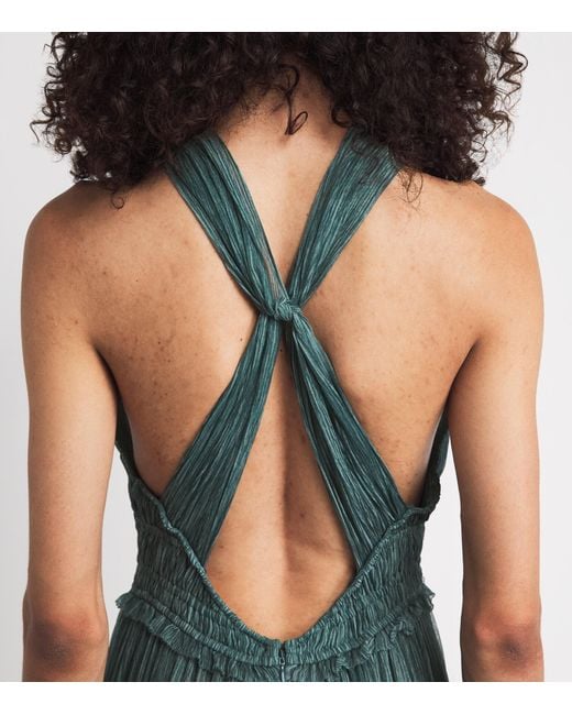 Ulla Johnson Green Silk Freesia Maxi Dress