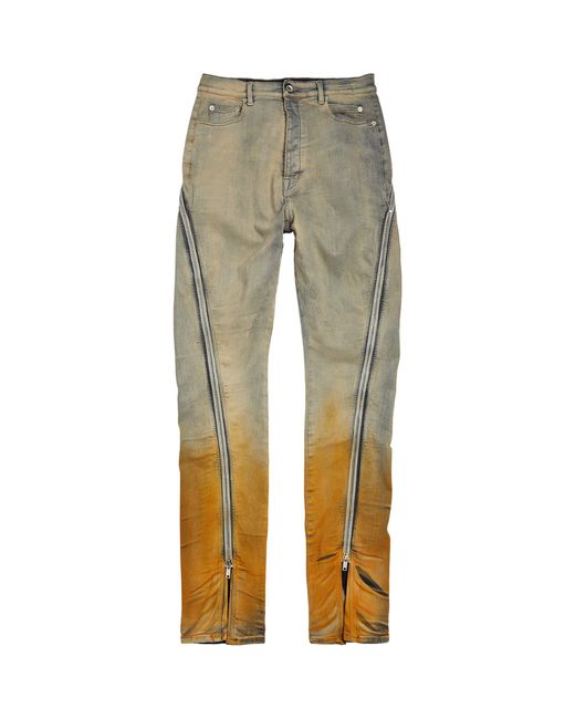 Rick Owens Natural Gradient-dye Bolan Banana Flared Jeans for men