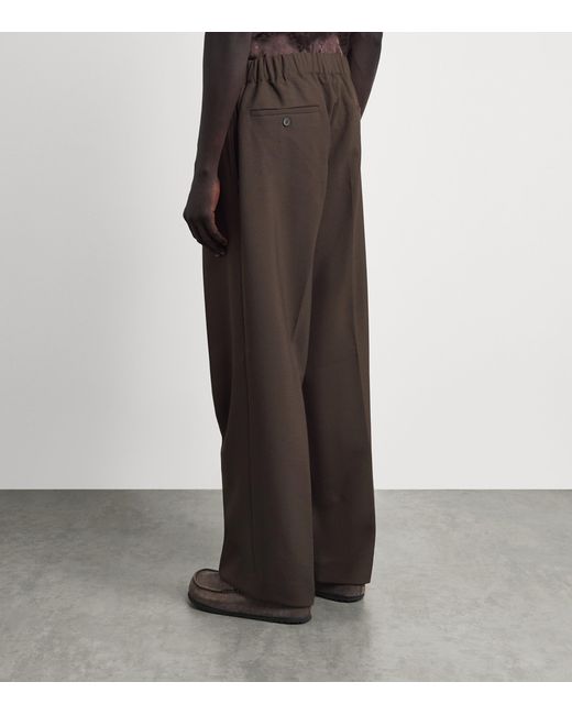 Sandro Gray Stretch Jersey Trousers for men